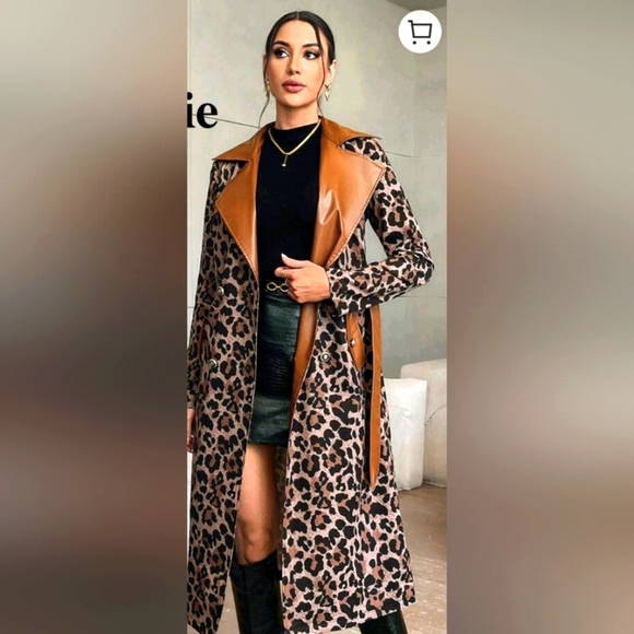 Jackets & Blazers - Fashion Fall leopard coat